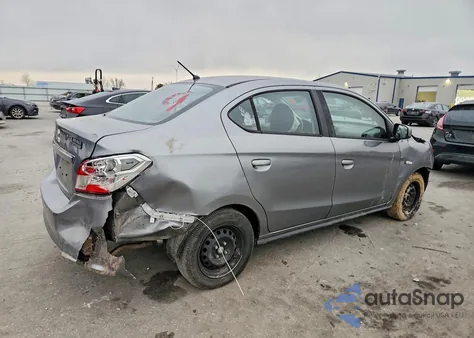 2020 Mitsubishi Mirage G4 Es from USA, damaged, VIN ML32F3FJ6LHF12401